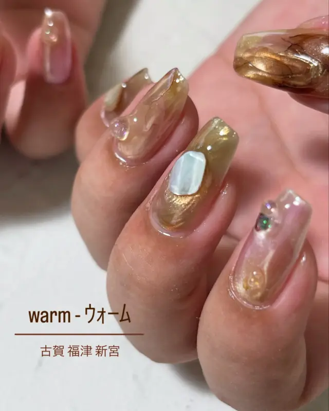 💅🎨投稿はこちら 》 》 @azuki__warm 

 
春らしく、ピンクを取り入れて
ニュアンスお任せです🌸

普段ゴルフをされるお客様
お爪の形、スクエアでしたら問題ないそうで😳
この長さですごい！✨✨

design course 120min 11,000

－－－－－－－－－－－

One color 　8000〜
magnet 　　9000〜
Art design  10000〜

【 ⏫ ジェルオフ込み、育成ケアにて 】

長さ出し　　880
亀裂　　　　660
ロング料金　1100〜

オプション　110〜
立体パーツ　330〜770
特殊アート　550〜

－－－－－－－－－－－

〒 福岡県古賀市筵内（むしろうち🌼）
駐車場、駐輪場　有り

【 自爪育成 しながらジェルネイルを楽しむ 】

・4週間浮かないネイル
・爪が小さくて、ジェルネイルするのが恥ずかしい
・ジェルネイルで気分を上げる！

当店は、自爪育成（爪のピンクを伸ばす）しながら
ジェルネイルを楽しめるお店です 💅🎨

育成に特化した
【 ネイルケア、爪の形、ジェルネイルの形 】
にこだわっております。

ご予約は、公式LINEもしくはホットペッパーより

＊自爪育成専門 warm Nail room 古賀店＊

　当店は、自宅サロンとなります
　予約確定後、正確な住所をお教えします

【#古賀市#福津市#新宮町#自爪育成#深爪#マムシ爪#貝爪#ハイポニキウム#爪のピンクを伸ばしたい#パラジェル#持ち込み#マグネット#長さ出し#フィルイン#ジェル#ネイルケア#ニュマンス#ワンカラー#フット#フラッシュ#インク#長さ出し#古賀市ネイル#福津市ネイル新宮ネイル#秋ネイル#冬ネイル#春ネイル#夏ネイル#ブライダルネイル#デザインネイル】